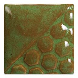 Mayco Elements Glaze - Grass, fired at cone 06 oxidation