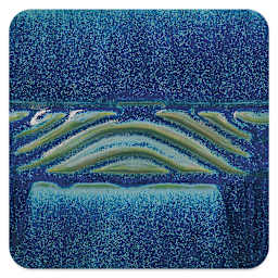 Amaco Potter's Choice Glaze - Tuscan Blue fired to cone 5 oxidation