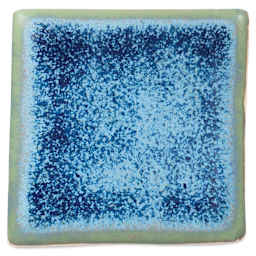 Amaco Potter's Choice Glaze - Tuscan Blue three coats fired to cone 6 oxidation