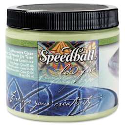 Speedball Earthenware Glaze - 16 oz, Grass Green