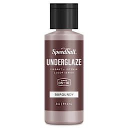 Speedball Ceramic Underglaze - Burgundy, Opaque, 2 oz