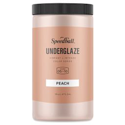 Speedball Ceramic Underglaze - Peach, Opaque, 16 oz