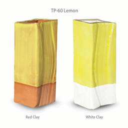 Amaco Teacher's Palette Glaze - Pint, Lemon clay comparison