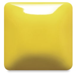 Blick Essentials Gloss Glaze - Pint, Lemon, fired at Cone 06 oxidation