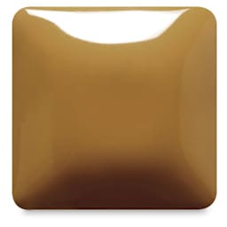 Blick Essentials Gloss Glaze - Pint, Butterscotch, fired at Cone 06 oxidation