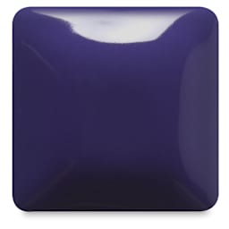 Blick Essentials Gloss Glaze - Pint, Indigo, fired at Cone 06 oxidation