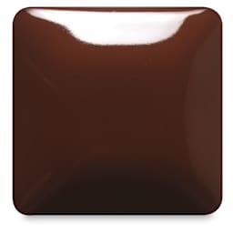 Blick Essentials Gloss Glaze - Pint, Milk Chocolate, fired at Cone 06 oxidation