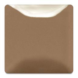 Blick Essentials Gloss Glaze - Pint, Mocha, fired at Cone 06 oxidation