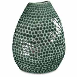 Amaco Celadon High-Fire Liquid Glaze applied to vase