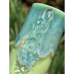 Amaco Celadon Glazes - Saguaro fired to cone 6 oxidation beneath PC46