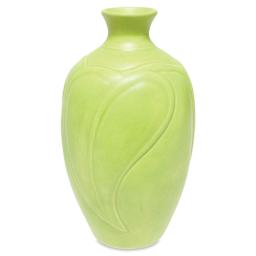Amaco Satin Matte Glaze - SM-42 Mint applied to upright vase