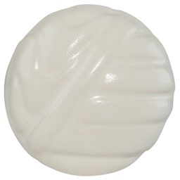 Amaco No. 38 White Stoneware Clay - 50 lb fired with HF-11 White glaze applied