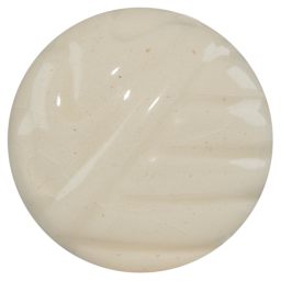 Amaco No. 38 White Stoneware Clay - 50 lb fired with HF-9 Clear glaze applied