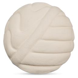 Amaco No. 25 White Art Clay -  Bisque example on clay sphere.