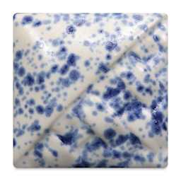 Mayco Stoneware Crystal Glaze - Blue Splatterware fired to cone 6 oxidation