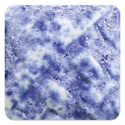 Mayco Stoneware Crystal Glaze - Blue Splatterware fired to cone 10 reduction