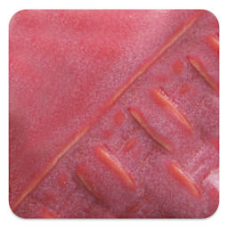 Mayco Stoneware Classic Glaze - Raspberry Mist, fired at cone 10 reduction
