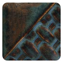 Mayco Stoneware Classic Glaze - Stoned Denim, fired at cone 10 reduction