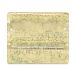 Spectrum Stoneware Glazes - Finished tile showing Clear Crackle finish