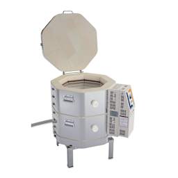 L&L Easy Fire Kiln - E18S-3, W4980, 208V, P1, 23.9 Amp open
