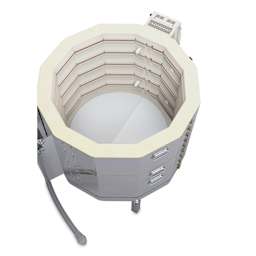 L&L Easy Fire Kiln - E28M-3, W9985, 208V, P1, 48.0 Amp kiln interior