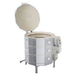 L&L Easy Fire Kiln - E28T-3, W9978, 208V, P1, 48.0 Amp open