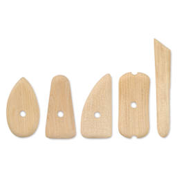 Potter's Select Wooden Potter's Ribs - Set of 5