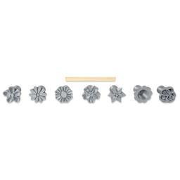 Spectrum Stamps - Flowers, Set of 7, 1-1/5"