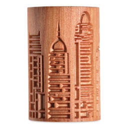MKM Pottery Tools Large Handle Roller - Cityscape