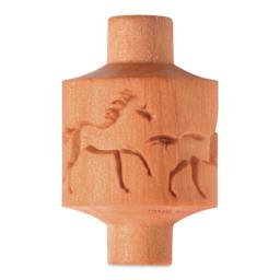MKM Pottery Tools Medium Handle Roller - Running Horses