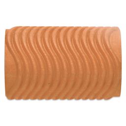 MKM Pottery Tools Large Handle Roller - Wavy Lines