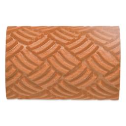 MKM Pottery Tools Large Handle Roller - Basket Weave