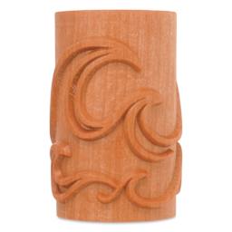 MKM Pottery Tools Large Handle Roller - Ocean Waves