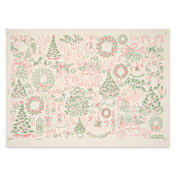 Elan Transfers Underglaze Transfer Sheet - Joyful Holiday, Assorted Colors