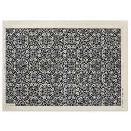 Elan Transfers Underglaze Transfer Sheet - Lace, Black