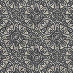 Elan Transfers Underglaze Transfer Sheet - Lace, Black - close-up
