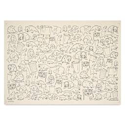 Elan Transfers Underglaze Transfer Sheet - Garbage Critters, Black