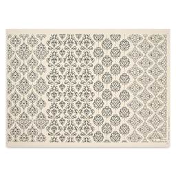 Elan Transfers Underglaze Transfer Sheet - Baroque, Black