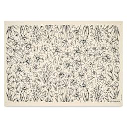 Elan Transfers Underglaze Transfer Sheet - Spring Has Sprung, Black