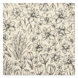 Elan Transfers Underglaze Transfer Sheet - Spring Has Sprung, Black close up