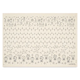 Elan Transfers Underglaze Transfer Sheet - Holiday Lights, Black