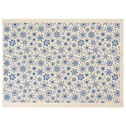 Elan Transfers Underglaze Transfer Sheet - Snowflakes, Blue