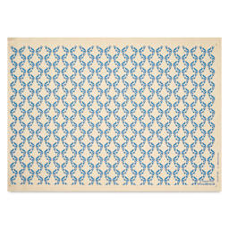 Elan Transfers Underglaze Transfer Sheet - Damask Piping, Blue
