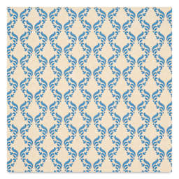Elan Transfers Underglaze Transfer Sheet - Damask Piping, Blue close up