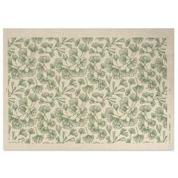 Elan Transfers Underglaze Transfer Sheet - Ginkgo Leaves Green