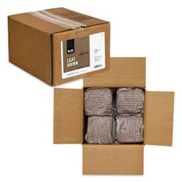 Blick Mid-Fire Stoneware Clay - Light Brown, 20 lb, in packaging