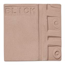 Blick Mid-Fire Stoneware Clay - Light Brown, fired chip