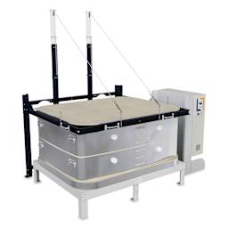 L&L Davinci Rectangular Kiln - TB3418-D, Cone 10, 208V-3P, 83.0A, 18" H x 43-1/2" W x 30-1/2" D - with lid closed
