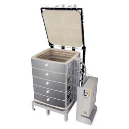 L&L Davinci Square Kiln - X3245-D, Cone 10, 208V-1P, 144.5A, 45" H x 30-1/2" W x 30-1/2" D