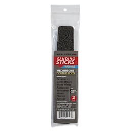 Xiem Tools Sanding Stick for Color Clays - Medium Grit, Pkg of 2 - front of packaging